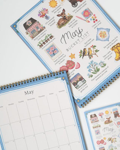 2026 Bucket List Calendar All-in-One Planner