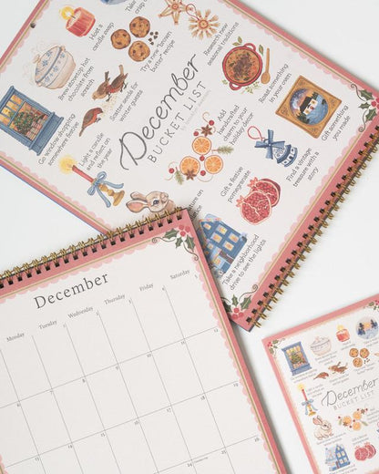 2026 Bucket List Calendar All-in-One Planner