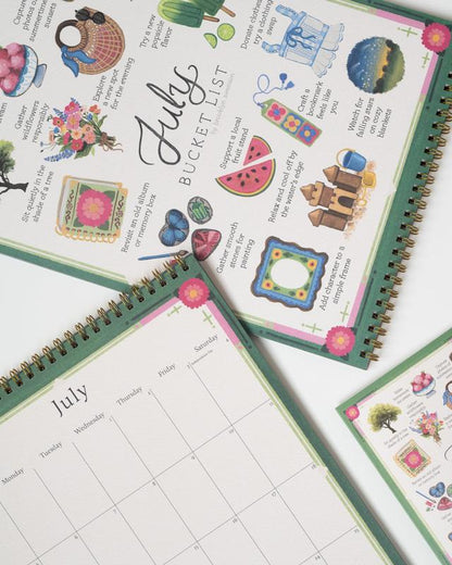 2026 Bucket List Calendar All-in-One Planner