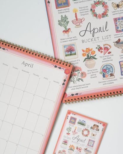 2026 Bucket List Calendar All-in-One Planner